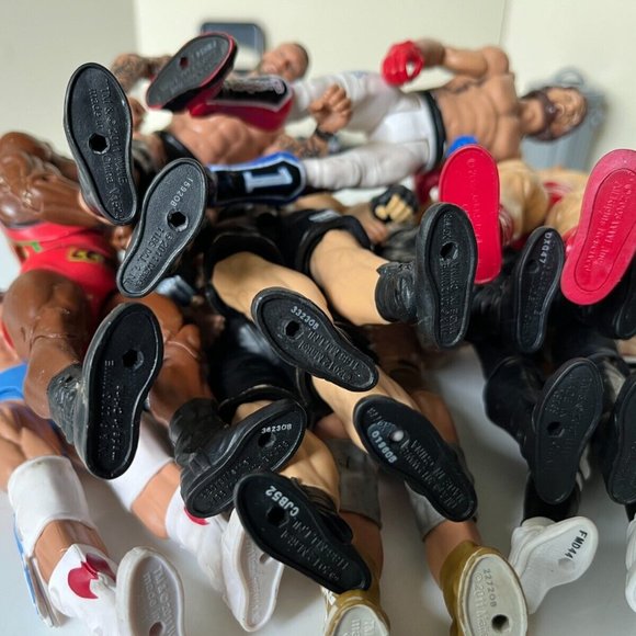 WWE Action Figures 12 Wrestlers 11 Mattel 1 Jakks Brand - Picture 7 of 7